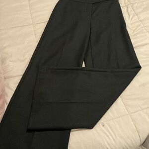CHANEL Classic Black Wide Leg Pants